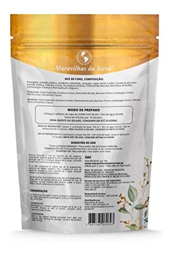 Kit Maravilhas da Terra com 1 Chá SB + 1 Sbeltchá + 1 Linfachá