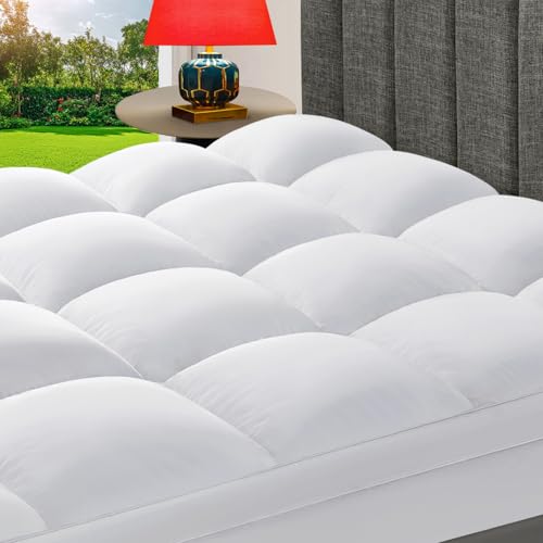 CHOKIT Full Mattress Topper, Extra Thick Pillow Top Mattress Pad for Back Pain Relief, Cooling Bed...