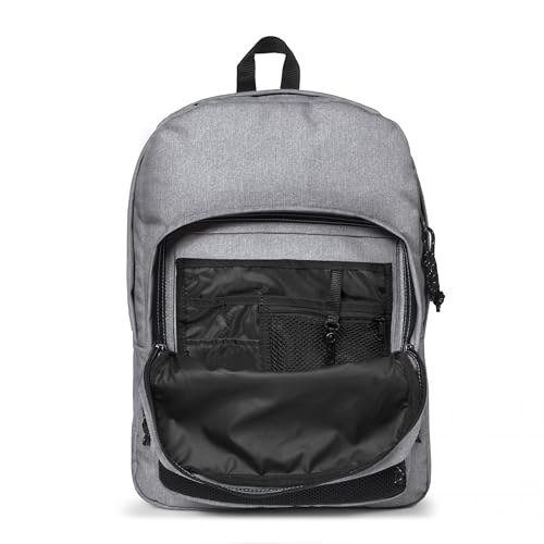 Image of EASTPAK Pinnacle - 38L Everyday Backpack with Dual Compartments, Organizer Front Pocket, Quilted Back Panel & Shaped Shoulder Straps, Sunday Grey