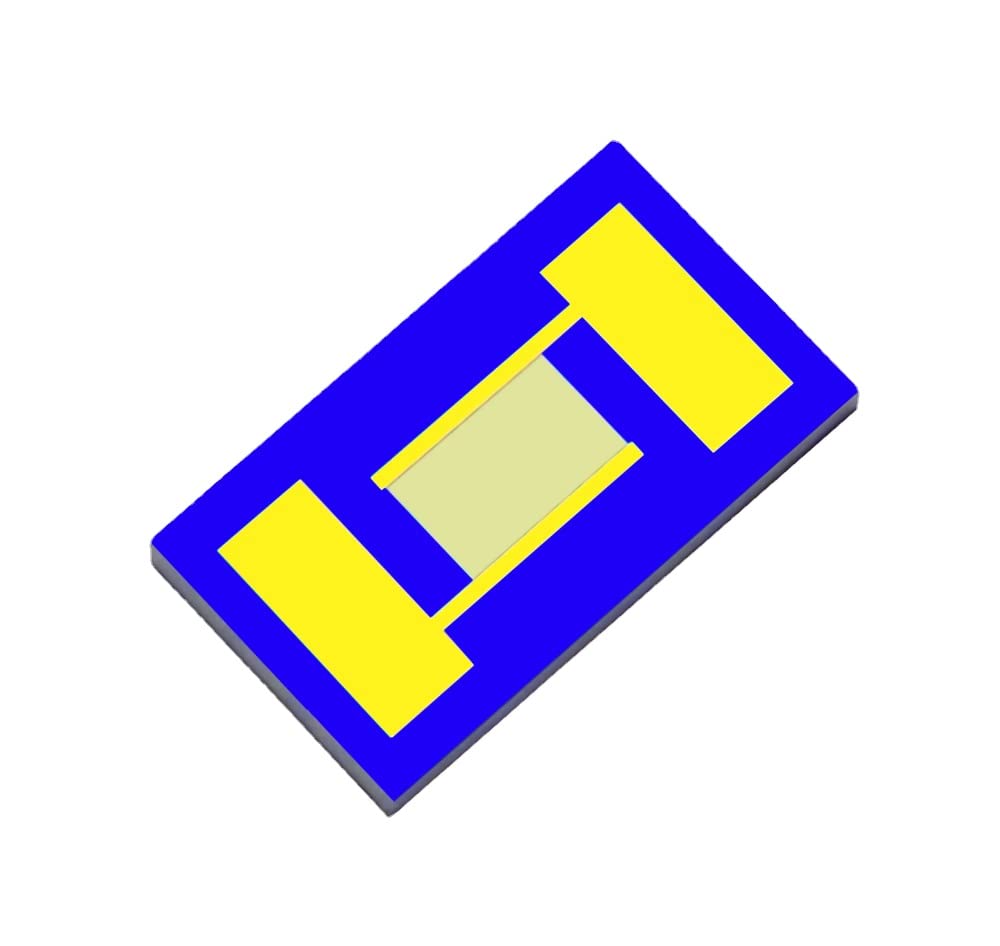 5pcs ten ? M silicon interdigital electrode high precision micro capacitor.Photoelectric detection of MEMS gas biosensor