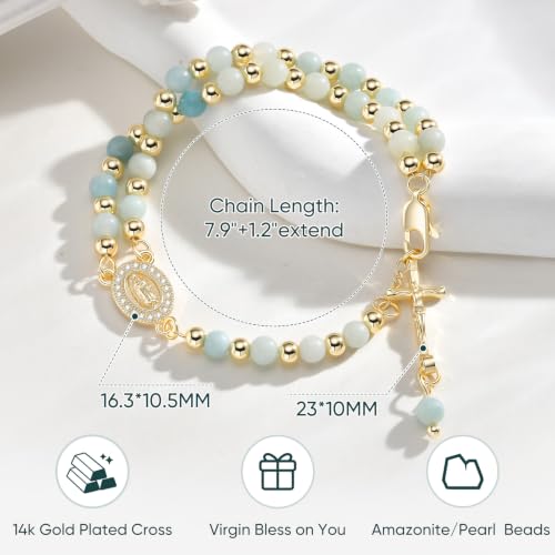 Virgin Mary Cross Bracelet Gifts  - image 5