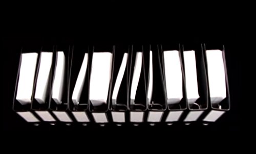 PLUS Japan, Zero Max Platzsparordner in Blau, 10er Pack (1x 10 Ordner)