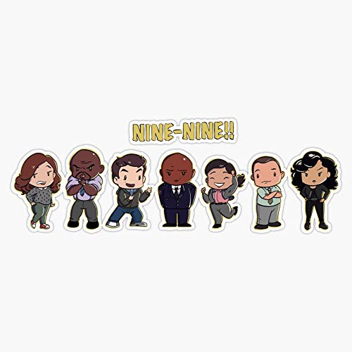 EMC Graphics Nine-Nine!!- Brooklyn 99 Vinyl Waterproof Sticker Decal Car Laptop Wall Window Bumper Sticker 5"