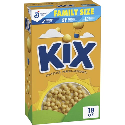 96¢ coupon - Kix Whole Grain Breakfast Cereal, 18 oz