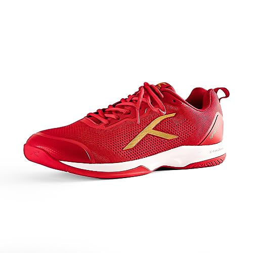 Image of Hundred Infinity Pro Badminton Shoes (Non Marking) | Also Perfect for Squash, Table Tennis, Volleyball, Basketball & Indoor Sports | Lightweight & Durable | X-Cushion