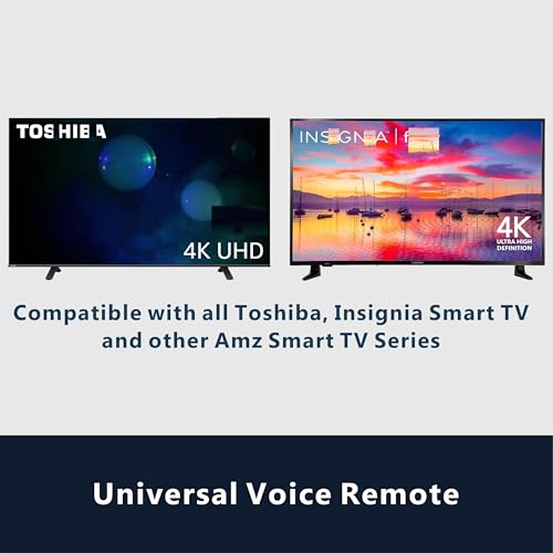 Replacement Voice TV Remote for Fire Series, Smart TV Stick (HD, 4K, 4K Max, Lite), fit for TV Cube and Omni, Insignia, Toshiba Smart TVs - Thumbnail 3