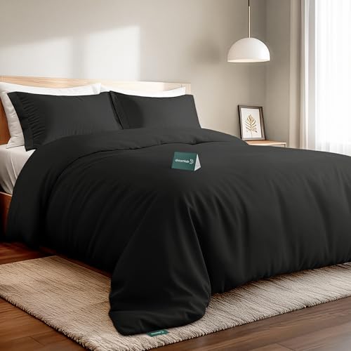 El Mejor Listado de Edredones y fundas para edredón Top 10. 43 Dreamlab Juego de Funda para Edredón de 3 Piezas | Tela Ultra Suave Premier 1800 de Doble Cepillado | Cubierta de Duvet y 2 Fundas para Almohada | King Size (264cm x 228cm), Color...