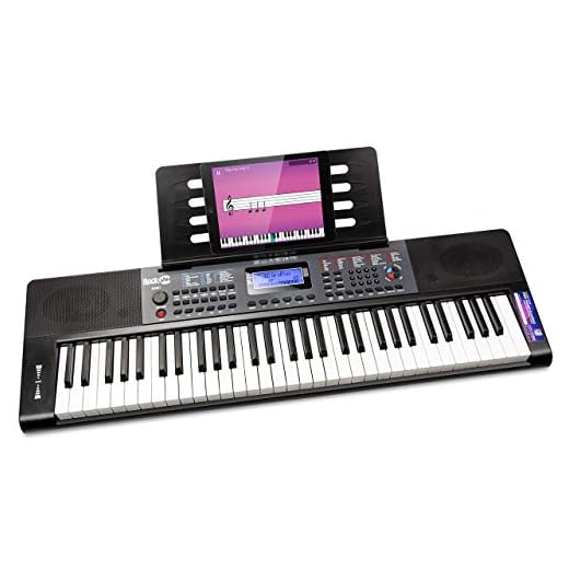 RockJam 61 Key Keyboard Piano with Pitch Bend