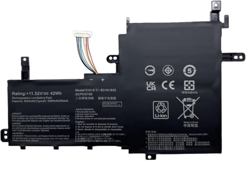 ASKC 42Wh B31N1842 Laptop Battery for ASUS VivoBook S15 S531F S531FA S531FL X513EA X531FA V531F V531FA K531FA K531FL V5050E V5050EA S5500F S5500FL VivoBook 15 F513 M513 K513 S513 X513