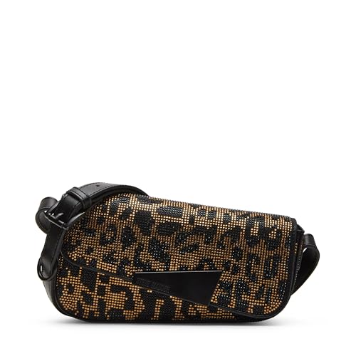 Steve Madden Carie-R Rhinestone Asymmetrical Flap Shoulder Bag, Multi