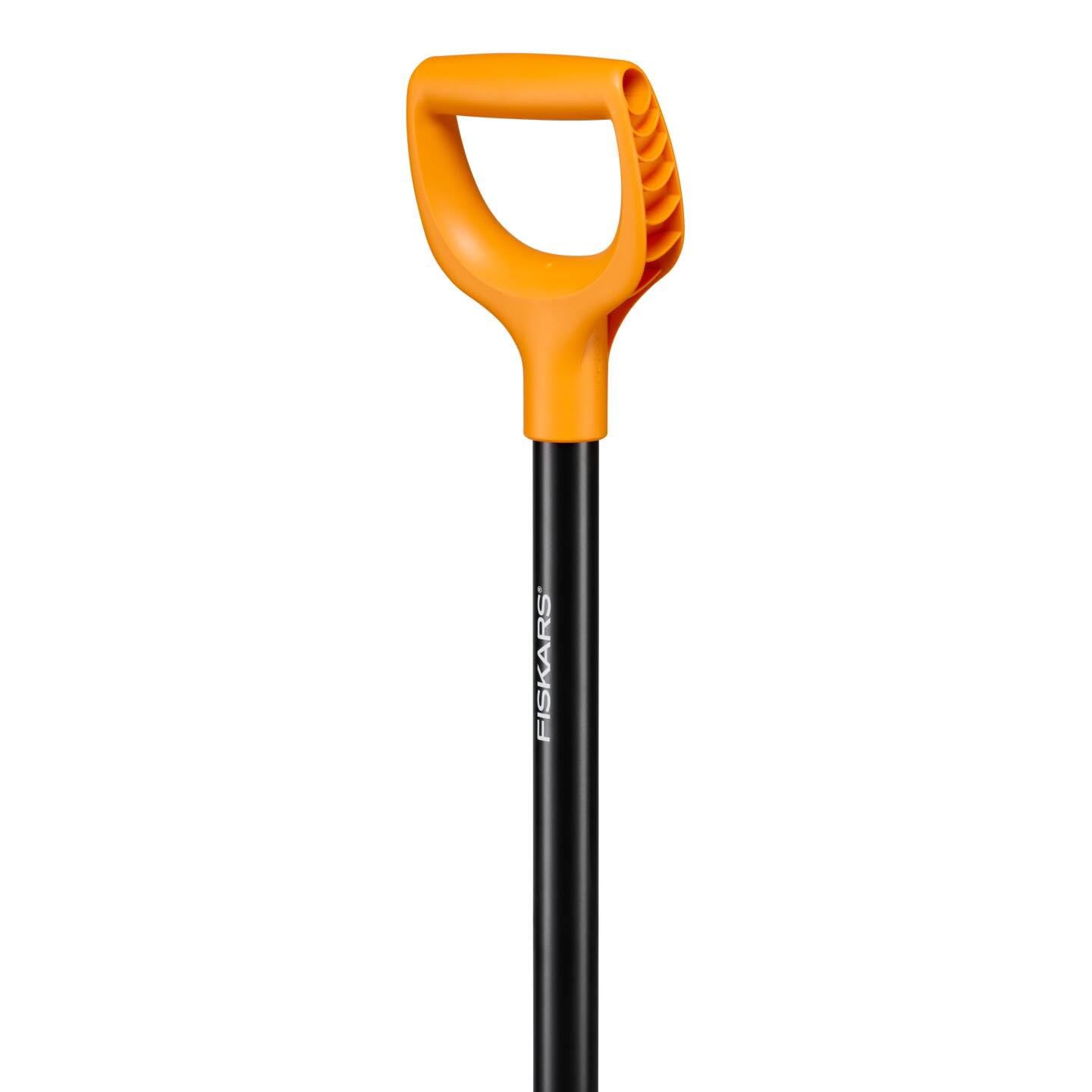 Fiskars Gärtnerspaten für harte, steinige Böden, Spitz, Länge 116,6 cm, Hochwertiges Stahl-Blatt/Kunststoff-Stiel, Schwarz/Orange, Solid, 11066716