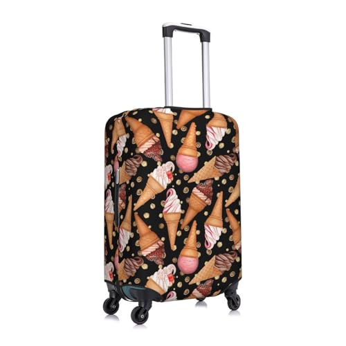 Ice Cream No.J9011 Luggage Cover Protector Anti-Scratch Washable Fits 18-32 Inch Luggage-Large3