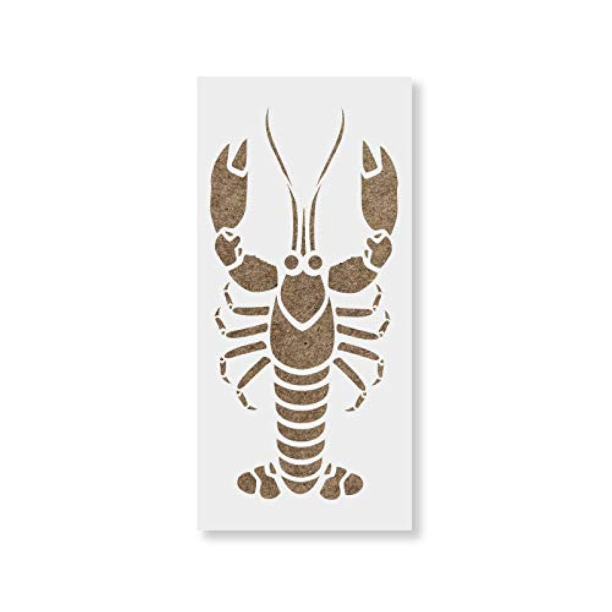 Lobster Template for Walls and Crafts, Reusable Stencil