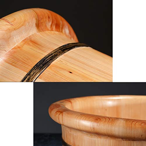 Barril de baño para pies de madera con masaje miniatura 2