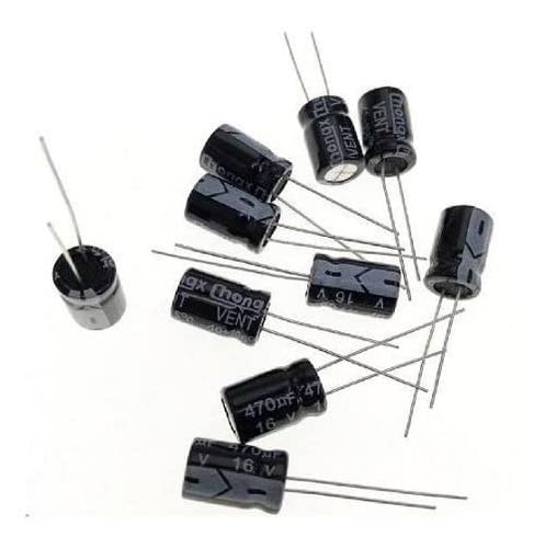 Capacitor Eletrolítico 22uF 35V - Kit 10 Peças