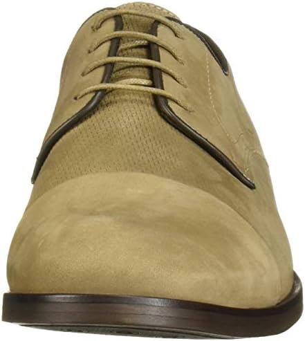 Marc Joseph New York Men's Genuine Leather Luxury Gold Collection Captoe Laceup Dress Shoe Loafer Taupe Nubuck 9 M US | Image 1