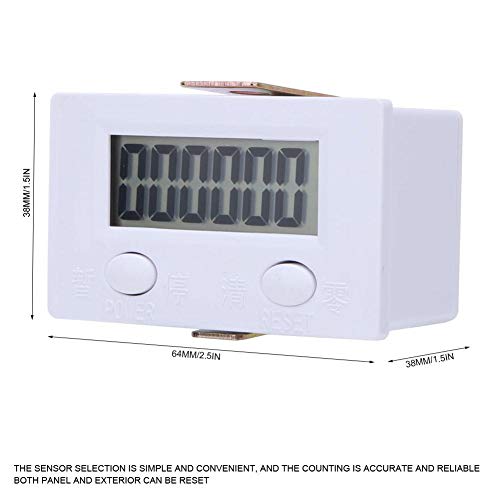 Image of Marhynchus BEM-6C 6 Digits 1.5V Counter 0 to 99999 Tally Counter Digital Display 2.4 x 1.42in