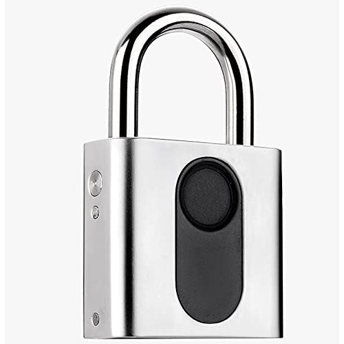 Fingerabdruck-Vorhängeschloss Ideal Für Locker Gate Handtaschen Golftaschen Kleiderschränke Gym Tür Gepäck Koffer Rucksack Zaun Fahrrad Büro,b Cover