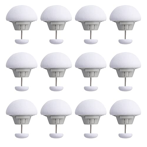 Yikki 12Pcs Mushroom Duvet Clips, Non-Slip Duvet Cover Clips to Keep Duvet in Place
