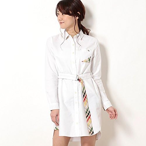 Amazon Co Jp アーノルドパーマー タイムレス レディース Arnold Palmer Timeless パーマーチェック使い オックスフォードシャツワンピース 91オフホワイト 3 L 服 ファッション小物