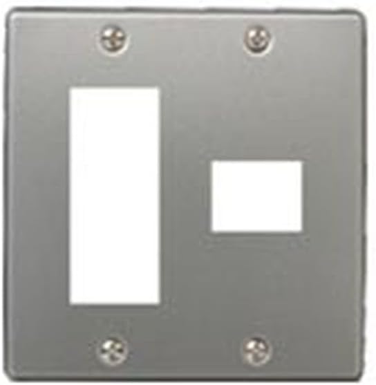 Panasonic WTL6274 New Metal Outlet Plate for 4 (3 x 1 unit)