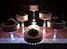 Multi Tier Wedding Cake Stand with LED Lights and Optional Water Fountain (6 Tier Stand, With Fountain)