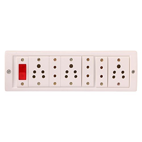 Mr.BAHUL Power Strip Extension Multi Outlet Board Fitted with 6 Anchor Sockets,Anchor Indicator and 4 Metre Wire With5 Amp Plug-image-25