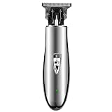 WTYBRMYO Hair Clippers Ceramic Blades Low Noise Adult Professional Men's Beard Trimmers Rechargeable(Silver)