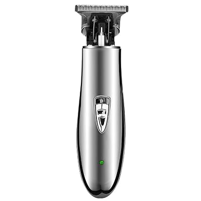WTYBRMYO Hair Clippers Ceramic Blades Low Noise Adult Professional Men's Beard Trimmers Rechargeable(Silver)