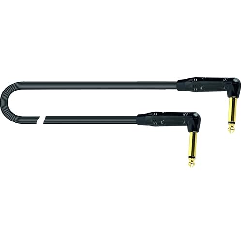 QUIK LOK – JUST 2JR-03 - Cavo per strumenti musicali, 0,3 m, 2 connetttori Jack Mono 6,3 mm Angolati 90°