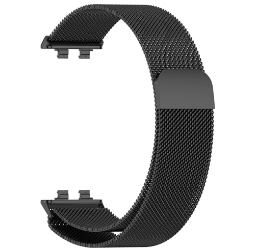 [SHEAWA] for HUAWEI Band 11 Pro/11 �o���h �x���g �����o���h �}�O�l�b�g���ߎ� �X�e�����X ���b�V���҂� �ւ��x���g �݊��i �A�N�Z�T���[ (�u���b�N)