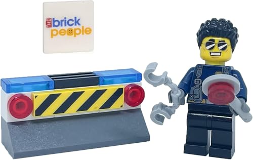 LEGO City: Duke Detain Minifigure Police Officer Detective with Handcuffs