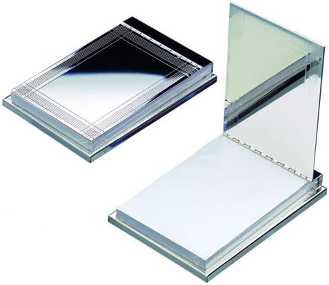 Silver Plated Flip Top Memo Pad Holder