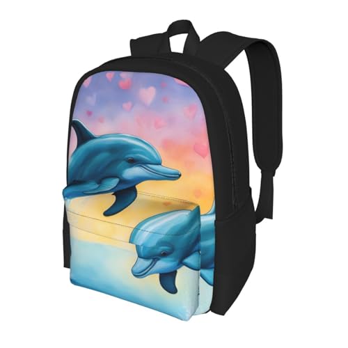 Sac à dos étanche à motif dauphins résistant aux intempéries - 7
