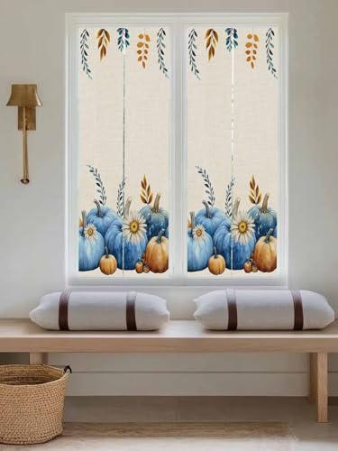 Película para ventana privacidad con diseño de calabazas 17.7 x 39.3 in miniatura 4