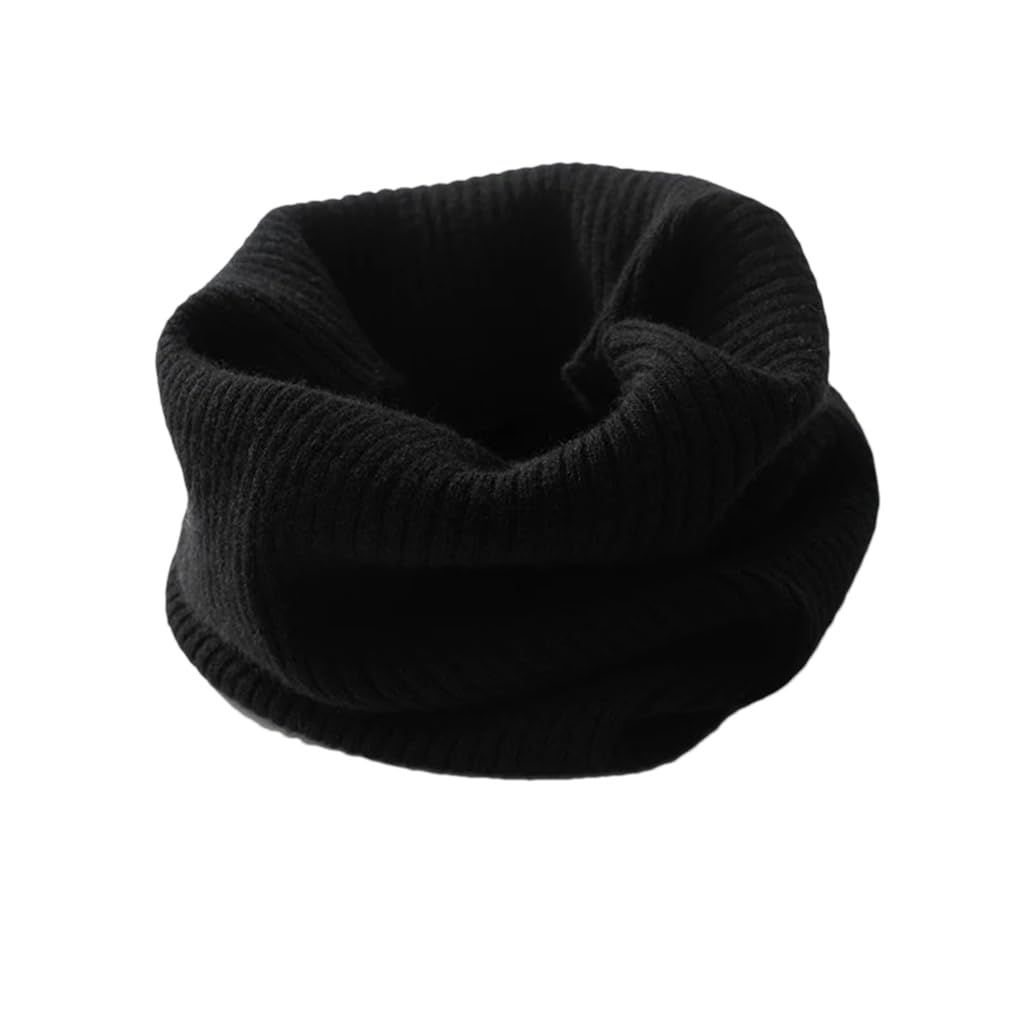 Sciarpa da donna in cashmere tinta unita, 35 x 23 cm, per primavera, autunno e inverno, accessori a maglia morbida e calda