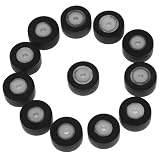 TOYANDONA Andruckrollen 12 Stück 11,5mm für Kassetten und Videorekorder aus Gummi mit verschleißfestem Material für Wartung und Reparatur von Audiogeräten