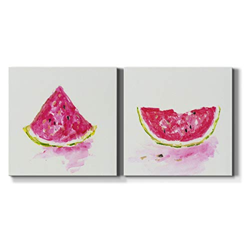 Renditions Gallery Summer Slice Wall Art, Premium Gallery Wrapped Canvas Decor, Ready to Hang, 32 in H x 32 in W, Made in America Print