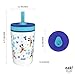 Zak Designs Disney Kelso Toddler Cups For Travel or At Home, 12oz Vacuum Insulated Stainless Steel Sippy Cup With Leak-Proof Design is Perfect For Kids (Mickey Mouse)