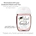 Graduation Hand Sanitizer Labels | 30 Personalized Stickers for Favors (Tassel)