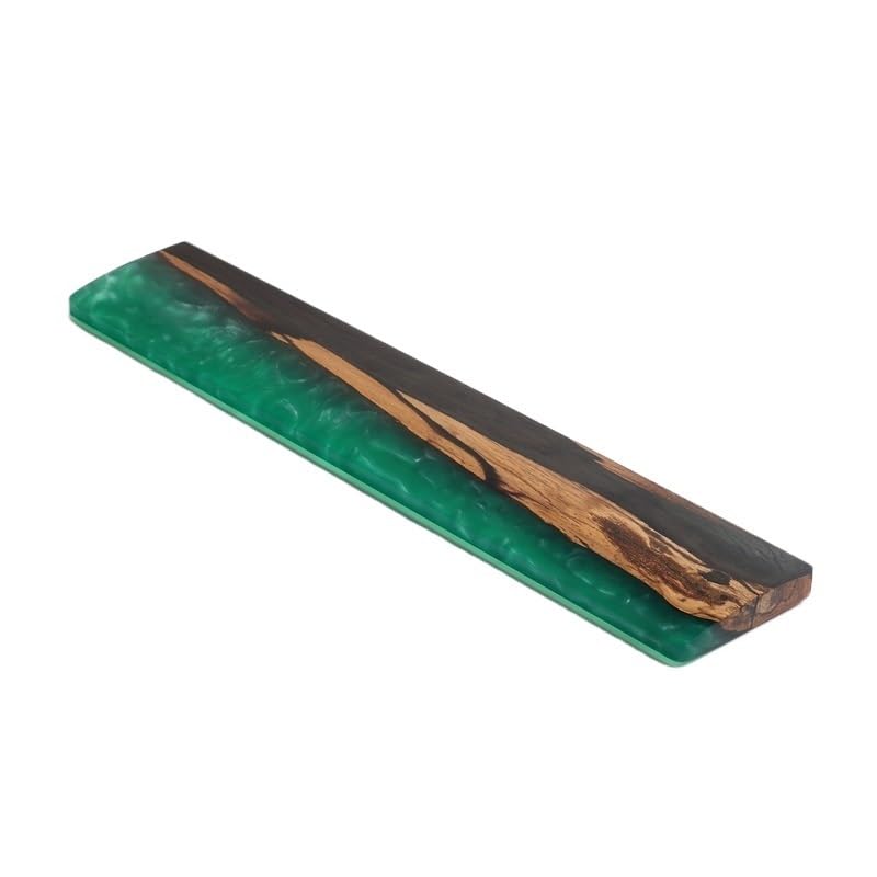 Reposa Muñecas Teclado Reposamanos for teclado Reposamuñecas de madera resina, reposamuñecas for for computadora/computadora portátil, juegos y oficina, cómodo fácil escribir Accesorios de Oficina(A)