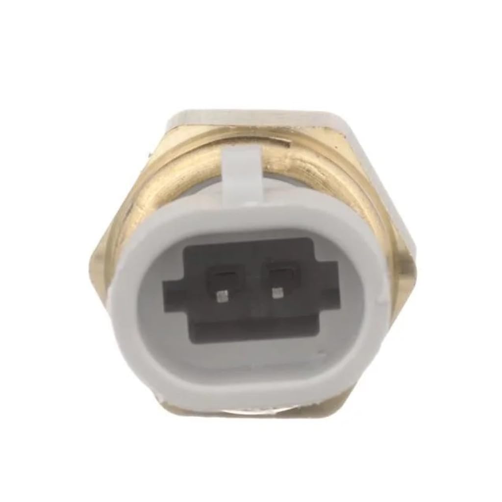 CarLights360 for Mitsubishi Eclipse 1995 1996 Air Temperature Sensor | Gray/Gold Color | Plug in Connector | Screw-in Mounting Type | Blade Terminal | Replacement for 5269756