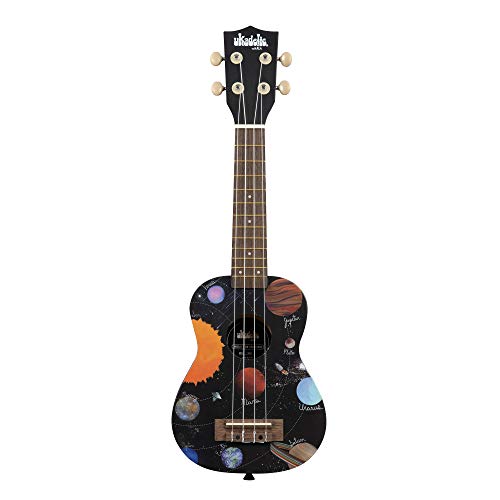 Kala Wood Ukadelic Spaced Out – Ukulele soprano - Les Beatles, Paul McCartney, John Lennon, RIngo Starr, George Harrison Kala Wood Ukadelic Spaced Out - Ukulele soprano