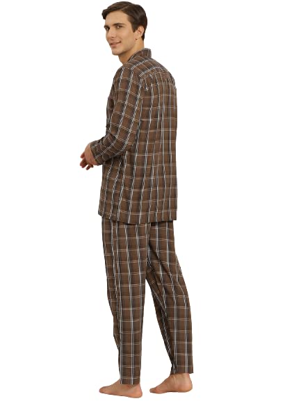 Image of SOJANYA (Since 1958 Men's Cotton Checked Nightsuit Set