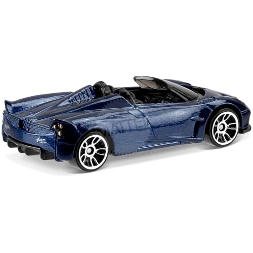 Hot Wheels 2017 HW Exotics Pagani Huayra Roadster Azul miniatura 3