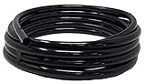 Sealproof 3/8 Inch Vinyl Pond Tubing, 20 FT, Black, Made in USA