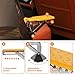 Stanew Universal Fit Car Door Step - Foldable, 7 Gear Adjustable Roof Rack Door Step Up on Door Latch - Both Feet Stand Pedal Ladder, Max Load 500 lbs - Easy Access for Cars, SUVs, and Trucks