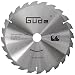 Produktbild Güde 55163 Holzsägeblatt HM 254x30x24Z (aus Hartmetall, 25,4 cm Durchmesser, 3 cm Sägeblattbohrung, 24 Zähne, 1,8 mm Sägeblattstärke, für max. Schnitte mit bis zu 7000 1/min)