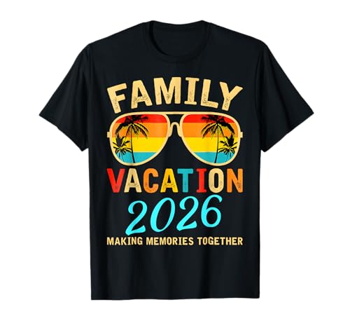 Family Vacation 2026 Beach Matching Summer Vacation 2026 T-Shirt