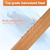 PINOZE 4200-Count 18 Gauge 1/4 Narrow Crown Staples (1-1/2 1-1/4 1 3/4 1/2) & 18GA Brad Nails (2 1 5/8), Heavy Duty Galvanized Upholstery Staple for Pneumatic/Electric Stapler Gun/Brad Nailer